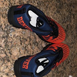 Denver Broncos color shoes
